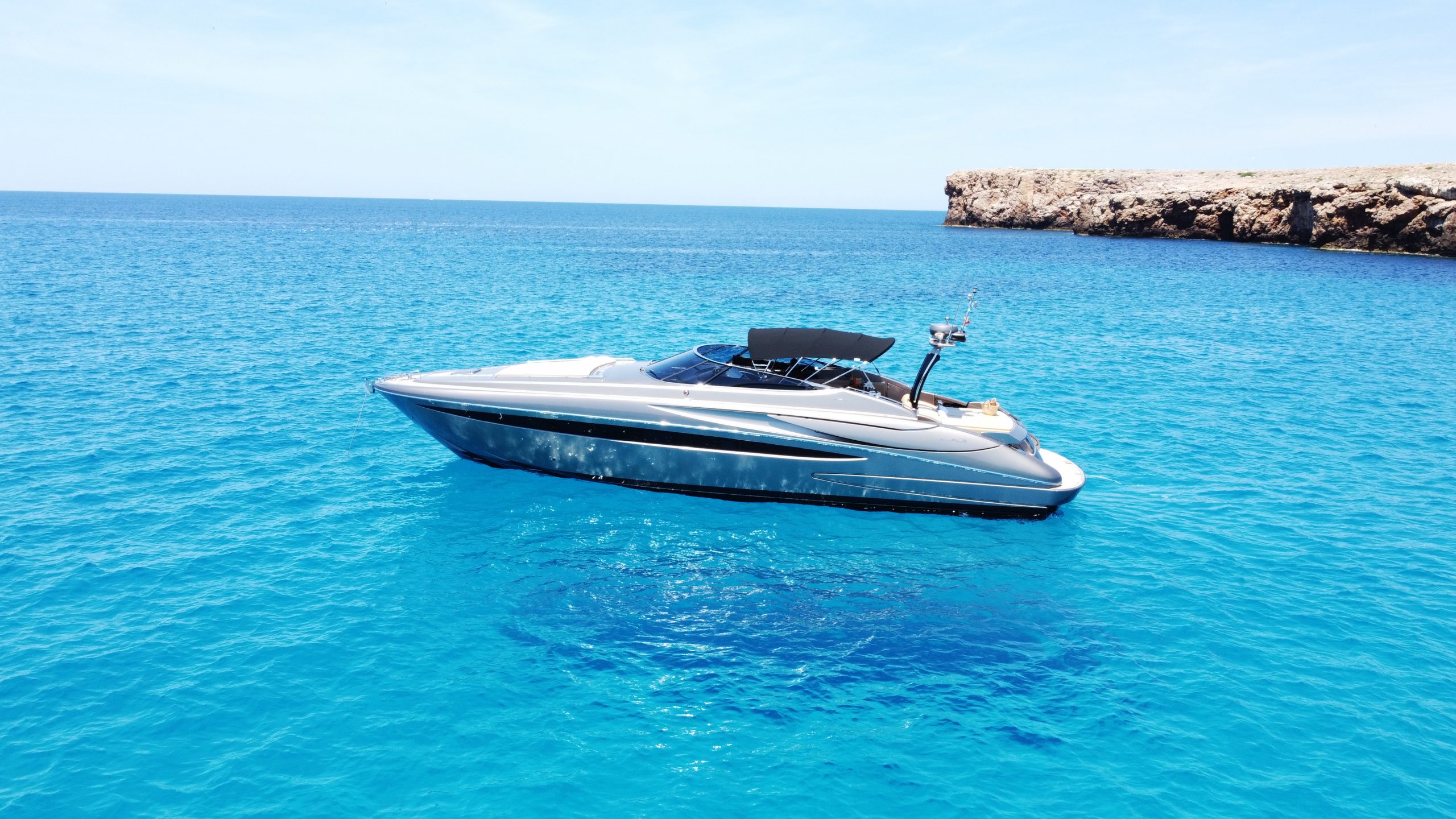 Riva Birkin, Charter Yacht Menorca, Menorca Charter, Riva Rivale, Real Menorca Brokers